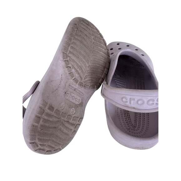 Classic Crocs Y2 Kids Slip-On Clogs With Adjustable Strap In Light Purple Durabl - Picture 3 of 7